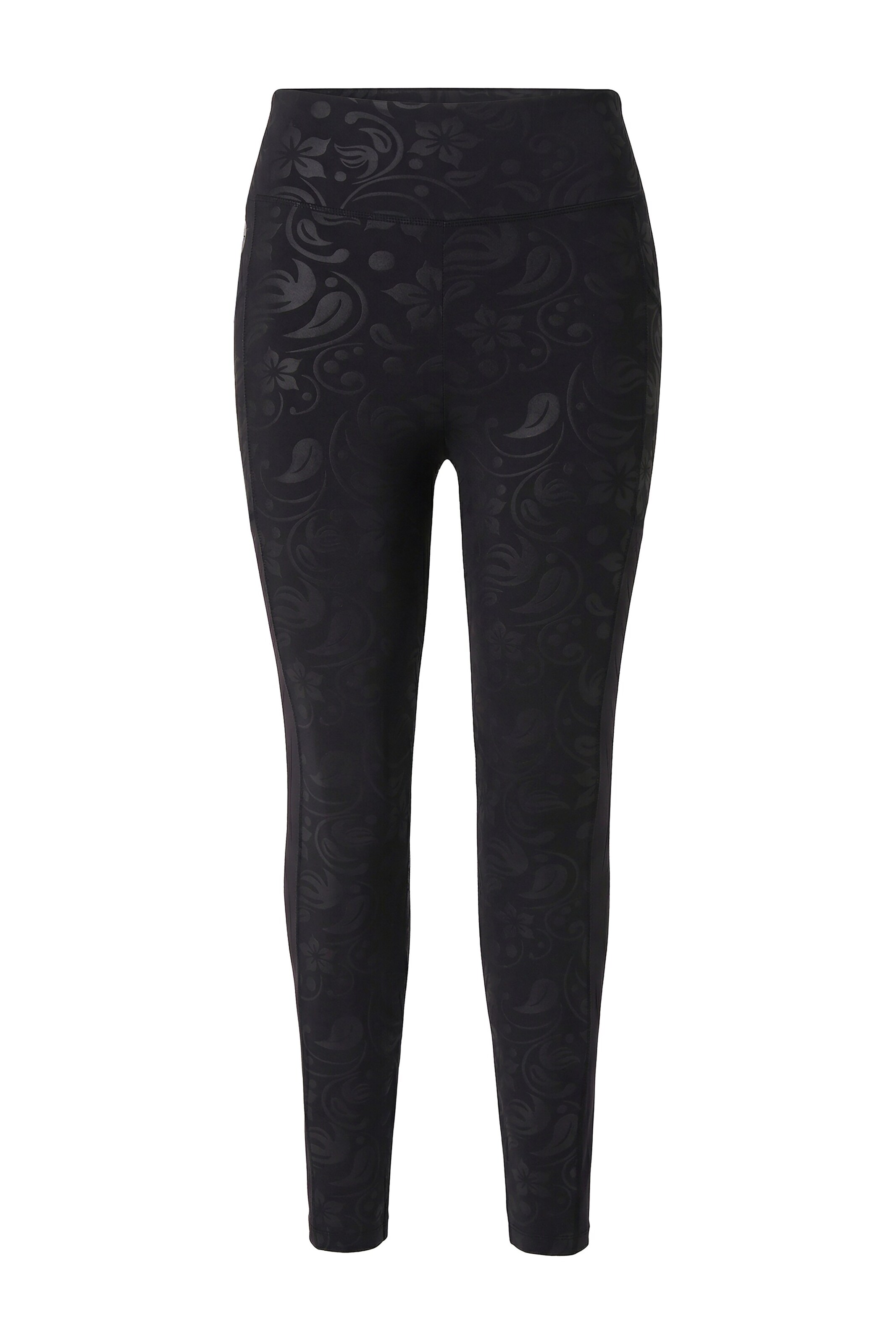 Ulla Popken Skinny Leggings in Black: front