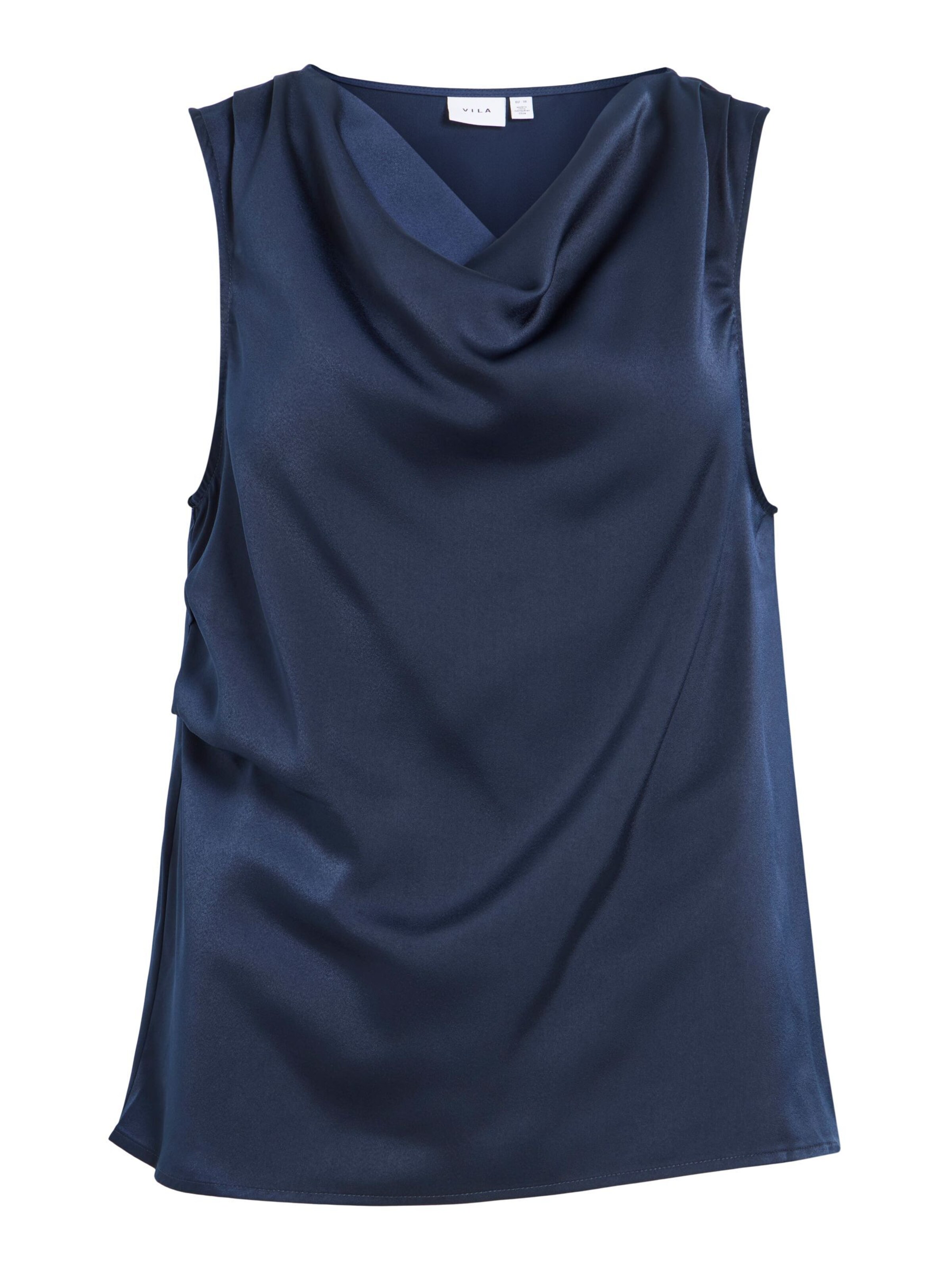 VILA Top 'ELMINA' in XS in blau, Produktansicht
