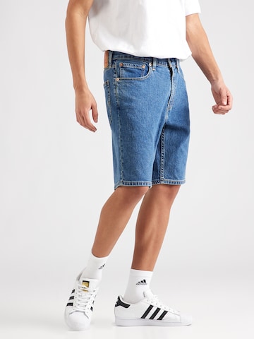 LEVI'S ® Regular Jeans '445 Athletic Shorts' in Blauw: voorkant