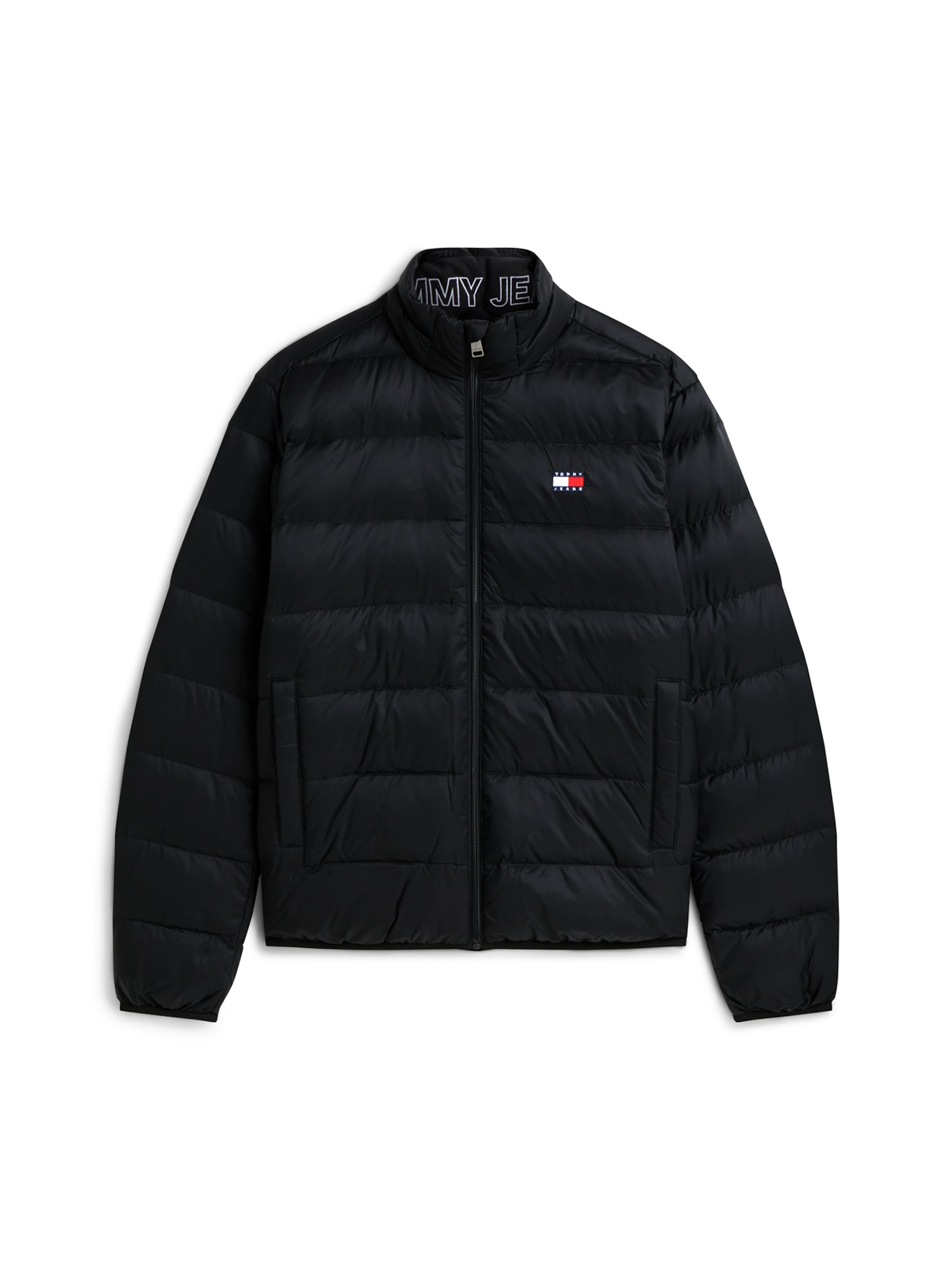 Tommy Jeans Jacke in Schwarz: Vorderseite