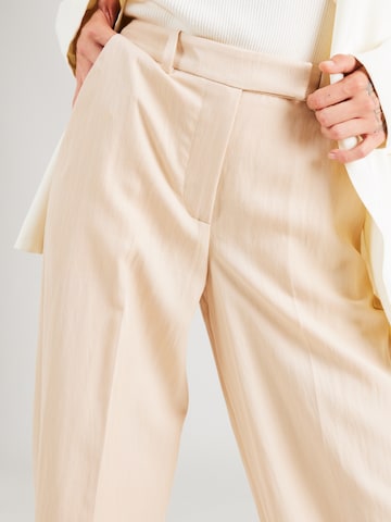 Wide Leg Pantalon à plis 'Harper' Lovechild 1979 en beige