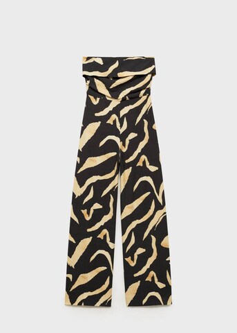 MANGO Jumpsuit 'Plumas' in Black
