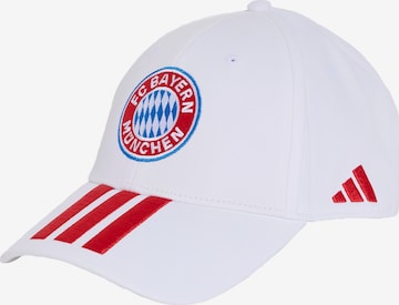 ADIDAS PERFORMANCE Sportpet 'FC Bayern München' in Wit: voorkant