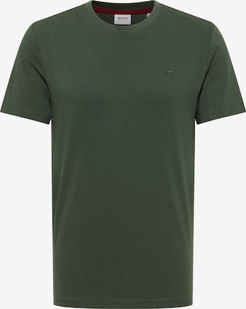 MUSTANG T-Shirt 'Austin' in Grün: Vorderseite