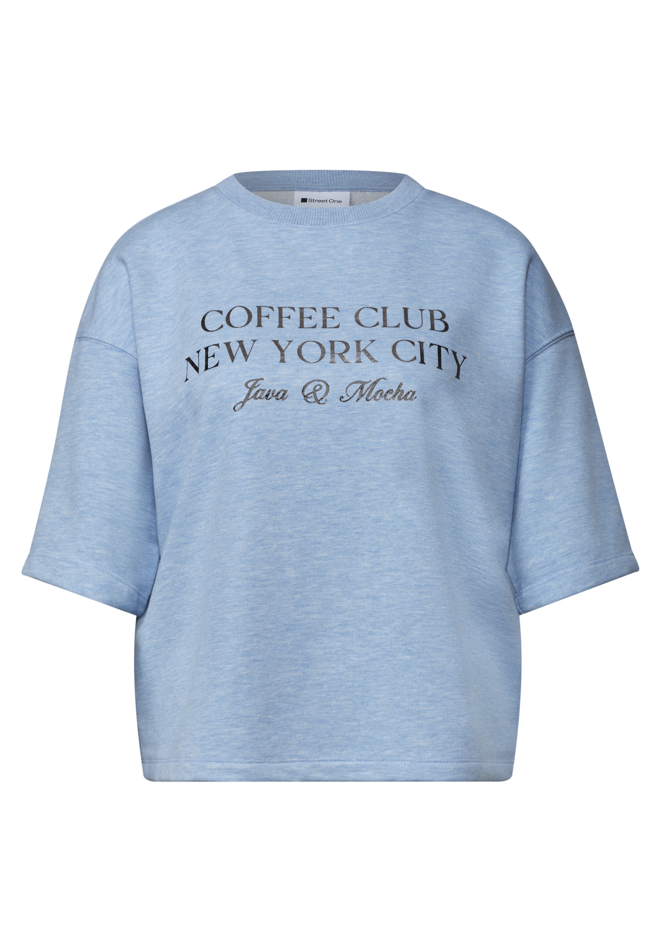 Sweat-shirt STREET ONE en bleu : devant