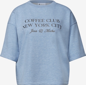 Sweat-shirt STREET ONE en bleu : devant