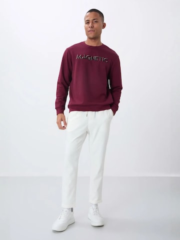 Sweat-shirt Tommy Life en rouge