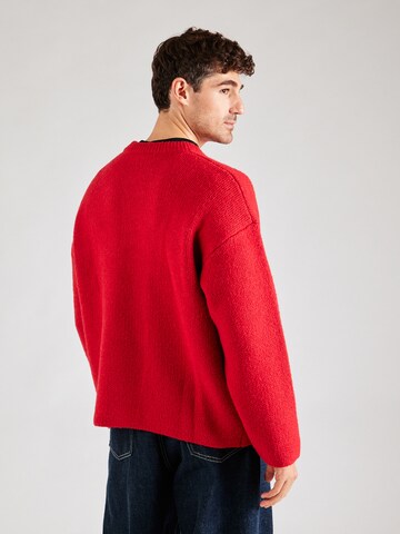 WEEKDAY - Jersey 'Teo' en rojo