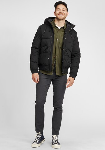 Veste d’hiver 'Ravert' INDICODE JEANS en noir