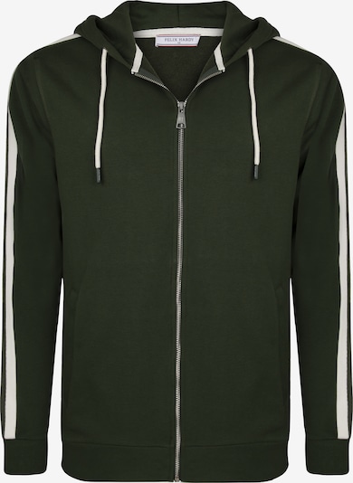 Džemperis iš Felix Hardy, spalva – tamsiai žalia / balta, Prekių apžvalga