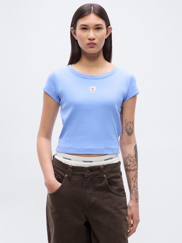 Calvin Klein Jeans Shirt in Blauw: voorkant