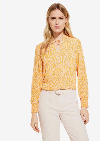 COMMA Blouse in Geel: voorkant