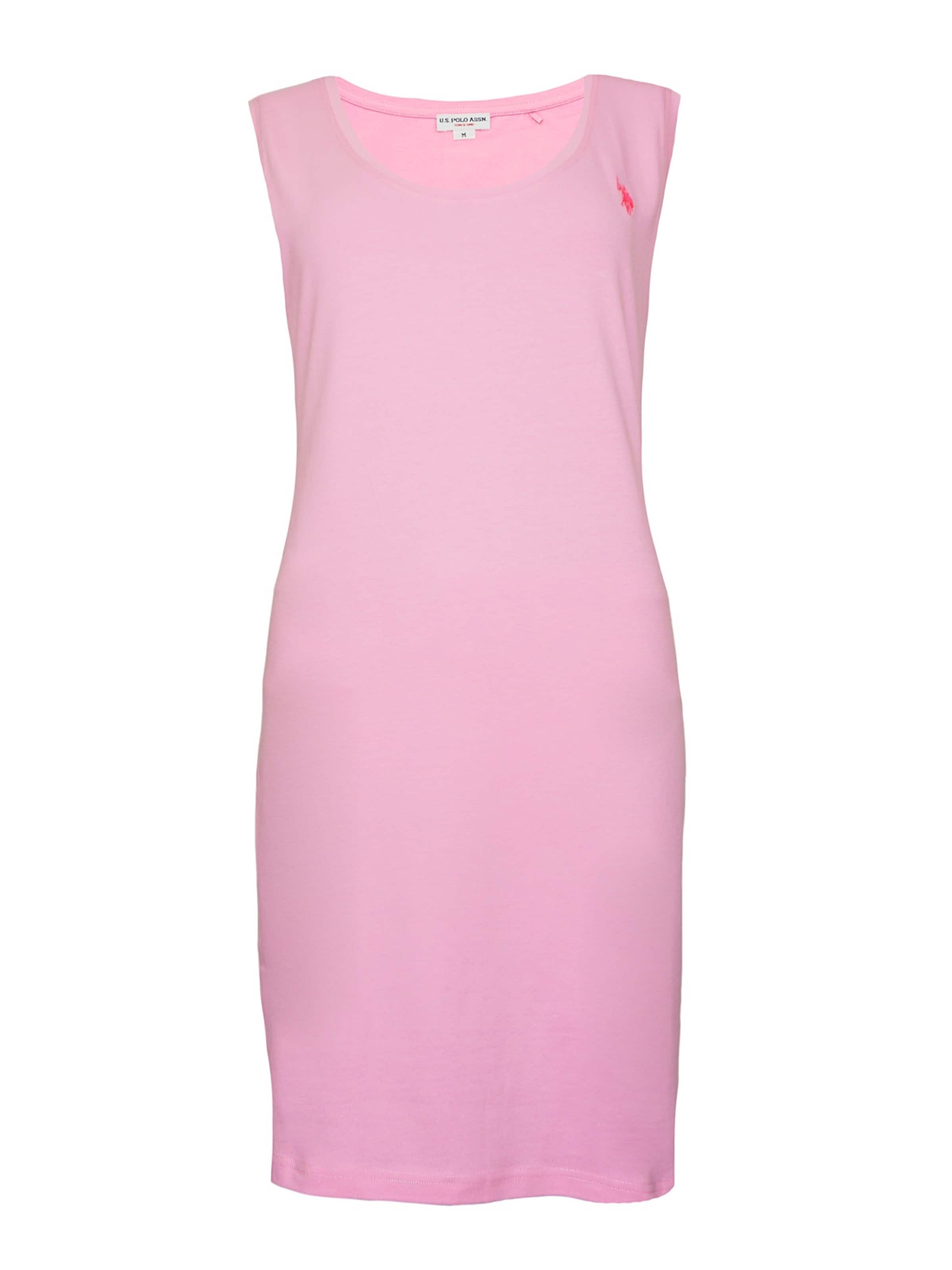 U.S. POLO ASSN. Kjole i pink: forside