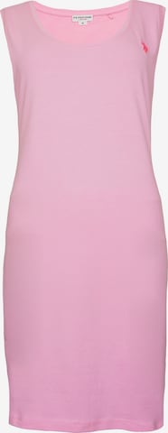 U.S. POLO ASSN. Kjole i pink: forside