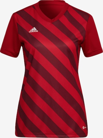 Maglia trikot 'Entrada 22' di ADIDAS SPORTSWEAR in rosso: frontale