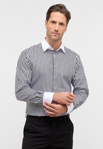 ETERNA Regular Fit Businesshemd in Schwarz: Vorderseite