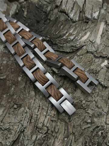 Holzwerk Armband 'SILBERSEE'‌‌‌‌‌‌‌‌‌‌ in Silber