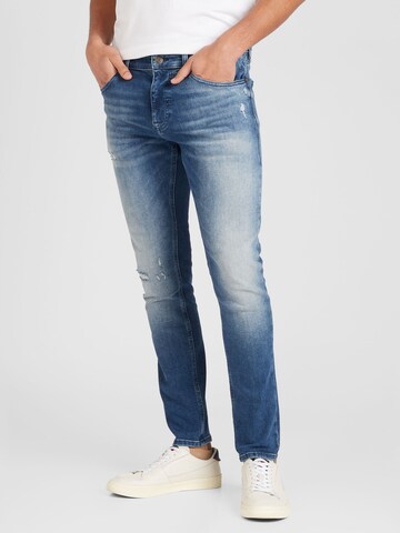 Slimfit Jeans 'AUSTIN SLIM TAPERED' de la Tommy Jeans pe albastru: față
