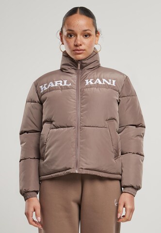 Giacca invernale 'Essential' di Karl Kani in grigio: frontale