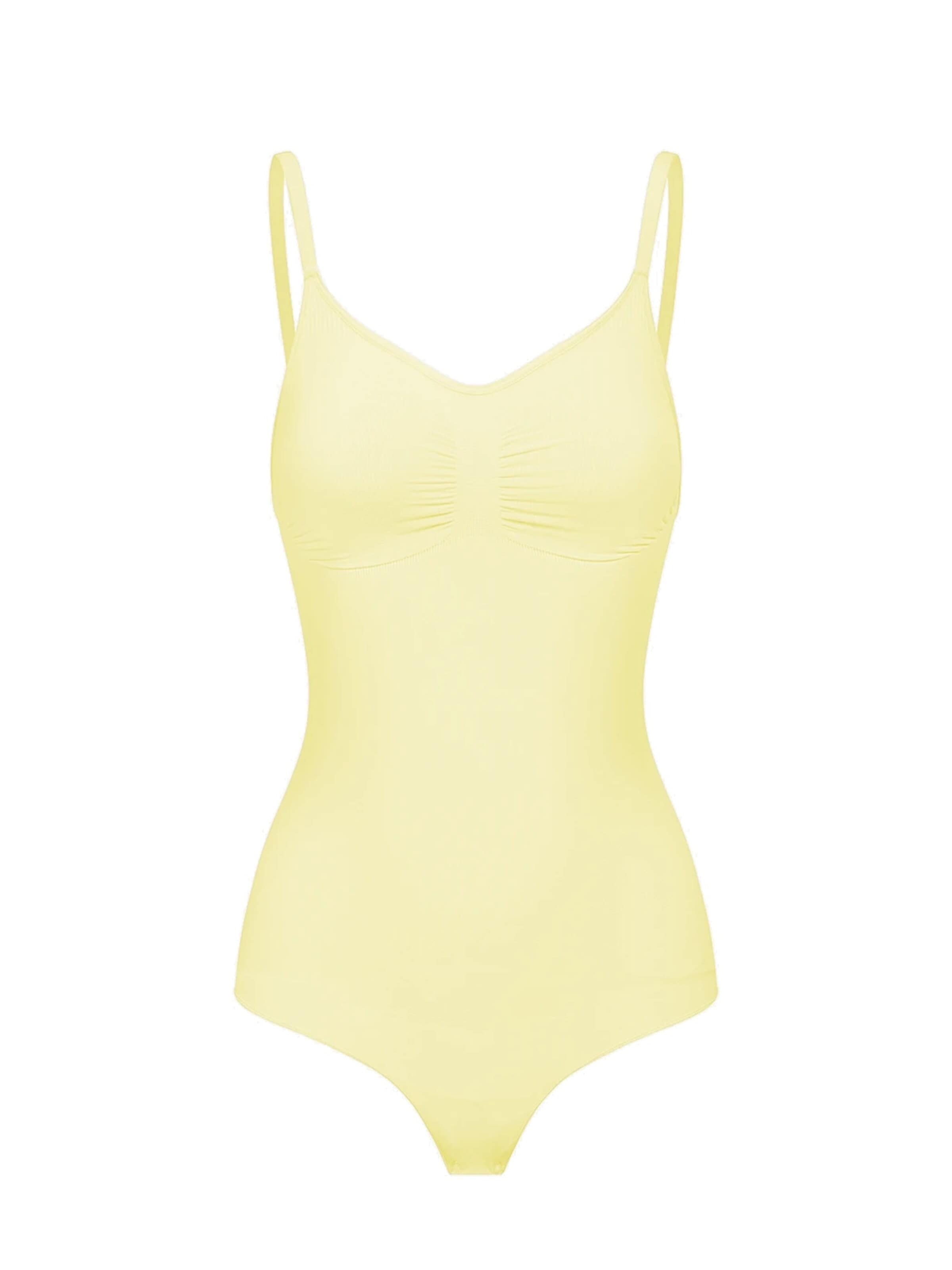 Body modelant 'Sculpting Shapewear mit String' cfab en jaune : devant