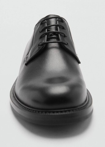 MANGO MAN Lace-Up Shoes 'Boston' in Black