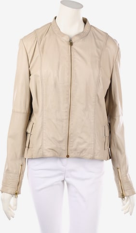 JJB BENSON Lederjacke XL in Beige: predná strana