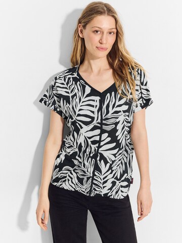 CECIL T-Shirt in Schwarz