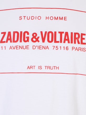 Zadig & Voltaire Shirt 'TED BLASON' in Wit