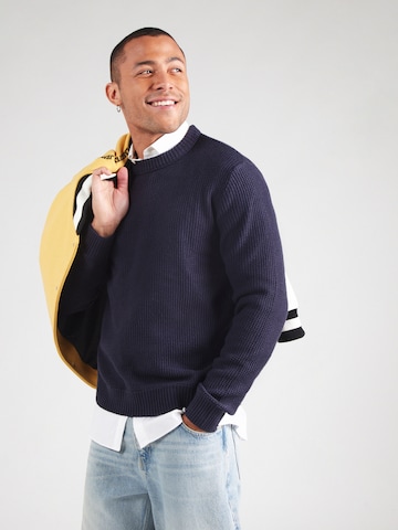 JACK & JONES Свитер 'JJROY' в Синий: спереди