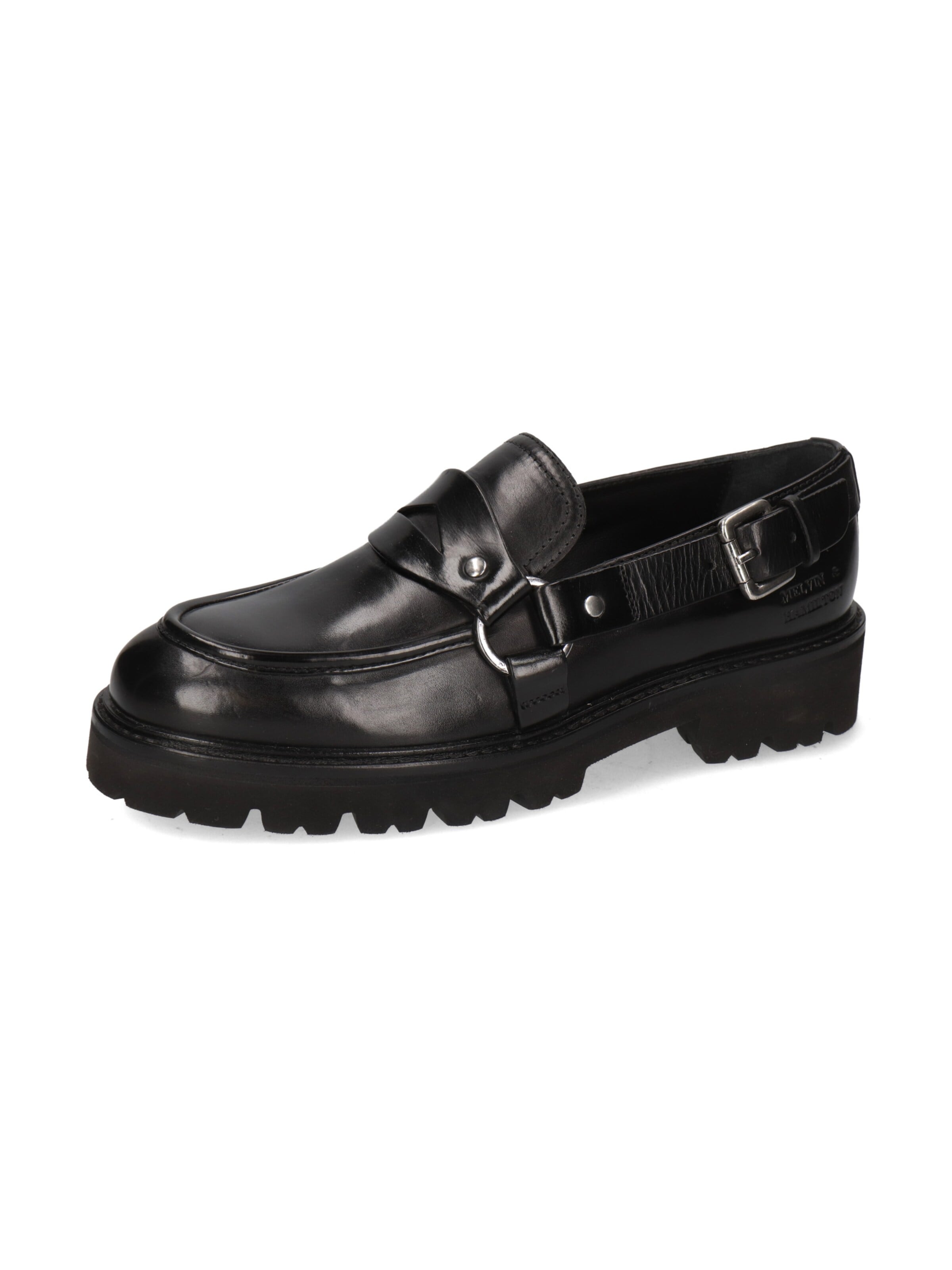 MELVIN & HAMILTON Classic Flats 'Regine' in Black: front