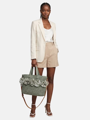 Borsa a mano 'Borsa a Mano Donna Carta Chiusura Zip - Kassandra' di Kassandra in verde