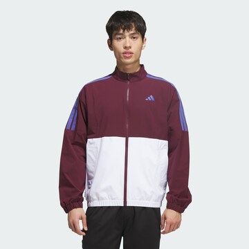 ADIDAS PERFORMANCE Sports jacket 'Beyond' in White: front