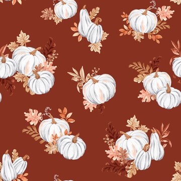 Cyberjammies - Pantalón de pijama 'Pumpkin Spice' en rojo