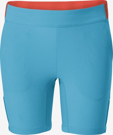 VAUDE Skinny Functionele broek 'Qimsa' in Blauw: voorkant