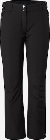 KILLTEC Regular Outdoor Pants 'Siranya' in Black: front