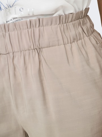 ONLY Loose fit Trousers 'ONLMonza' in Beige