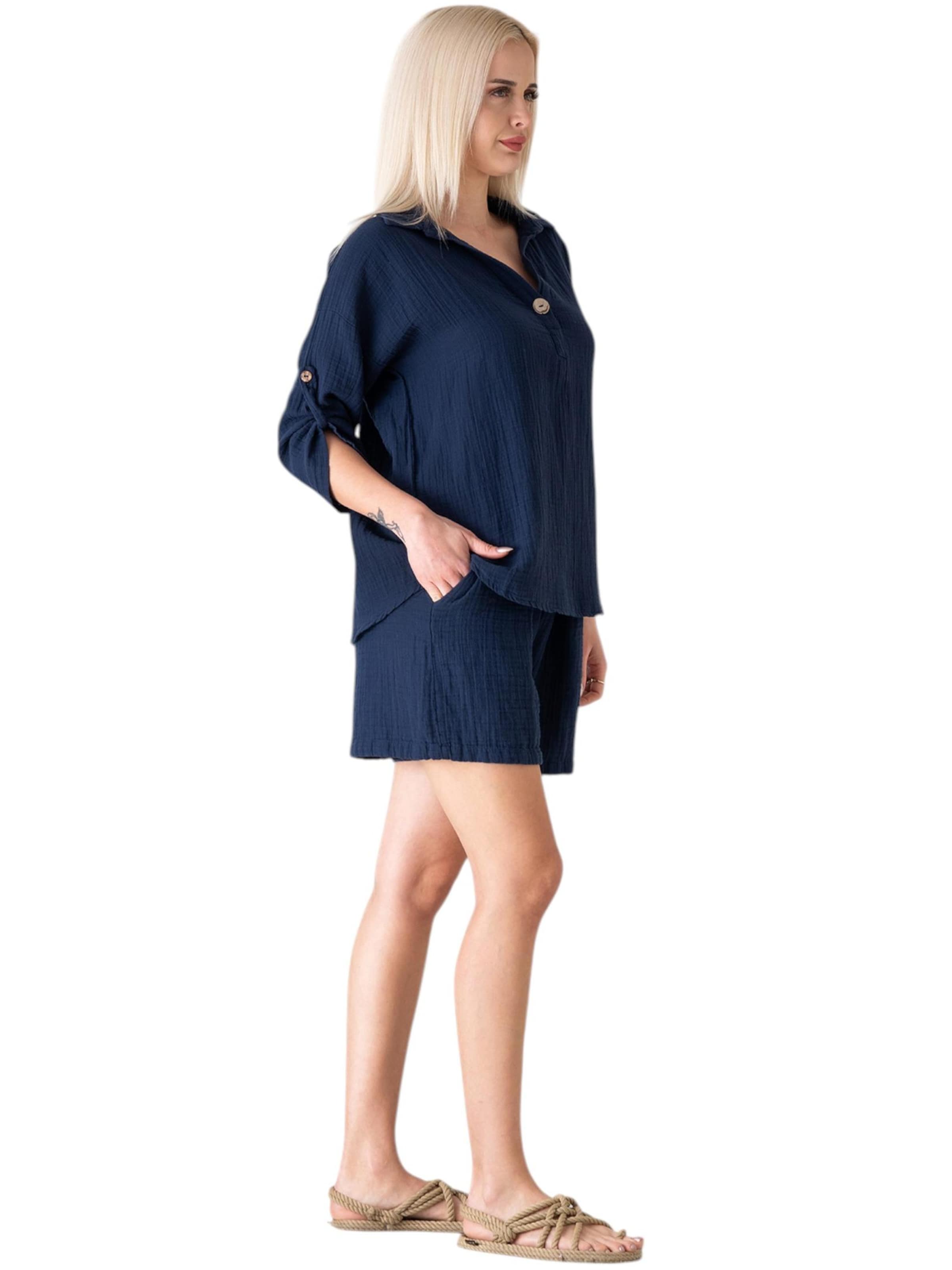 Chemisier 'ALUNA' WENOR en bleu