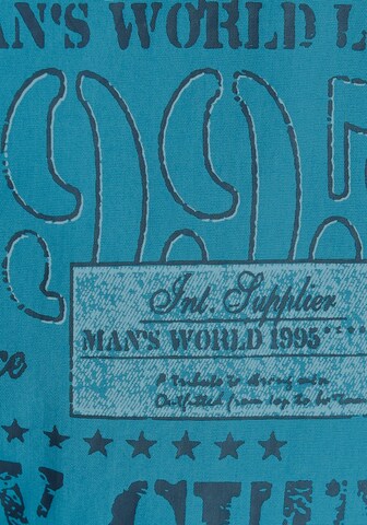 Man's World Regular fit Button Up Shirt in Blue