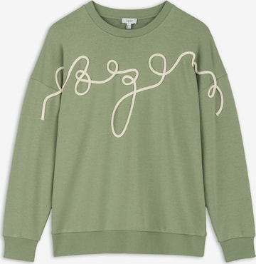 Twist Sweatshirt in Groen: voorkant