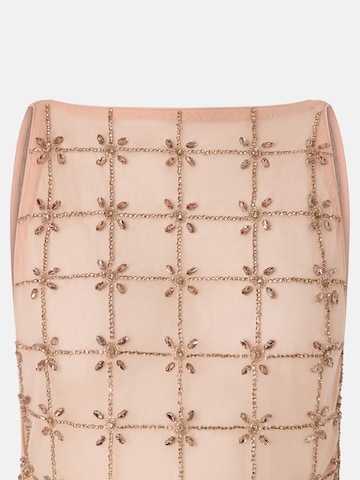 Top 'PINKO QUANDONG TOP TULLE FULL RICAMO CRISTALLI TOP' di PINKO in rosa