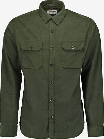 No Excess Button Up Shirt in Green: front