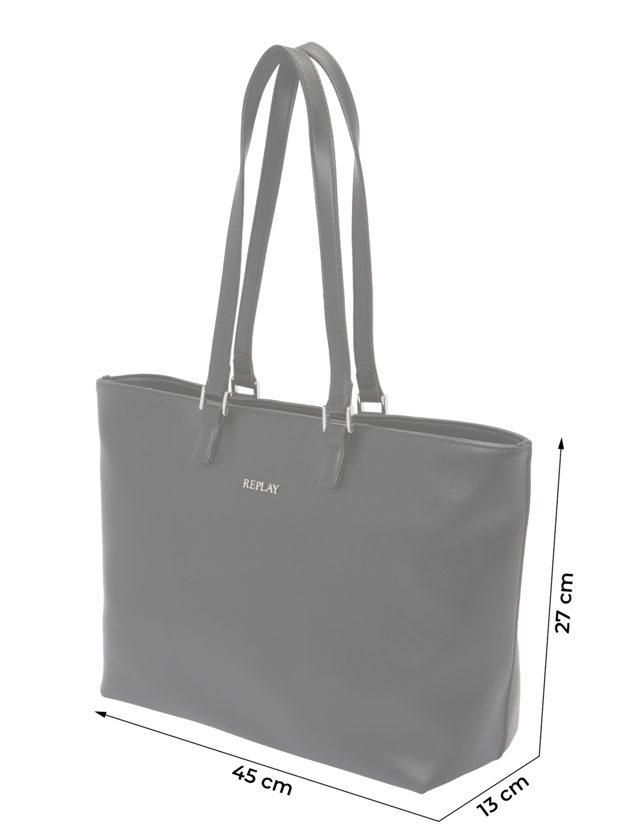 REPLAY - Shopper en negro