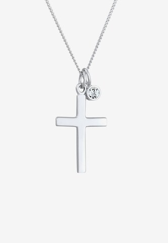 ELLI Halsband 'Kreuz' i silver