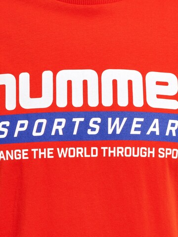 Hummel Performance Shirt 'Carson' in Orange