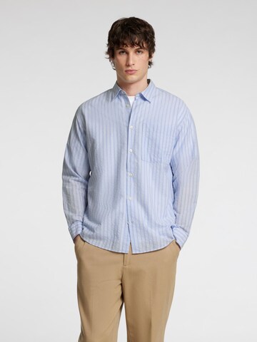 SELECTED HOMME Regular Fit Hemd in Blau: Vorderseite