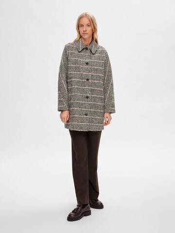 SELECTED FEMME Between-Seasons Coat in Mixed colors