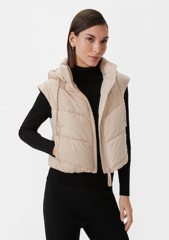 Gilet comma casual identity en beige : devant