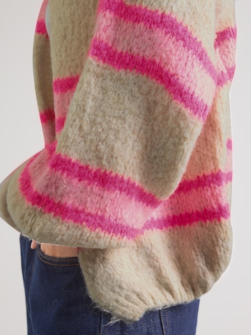 Hailys - Casaco de malha 'Ri44a' em bege