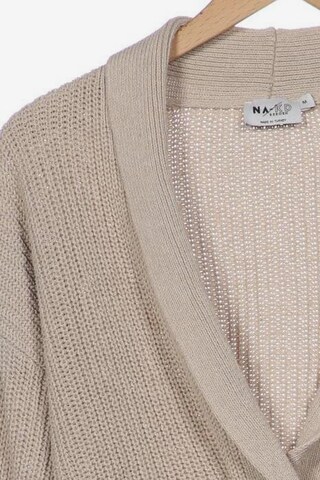 NA-KD Sweater & Cardigan in M in Beige