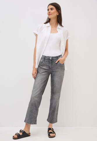 STREET ONE Wide leg Jeans in Grey